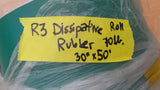 SCS 770082 R3 Dissipative Rubber Worksurface Mat Roll 30"x50' Green
