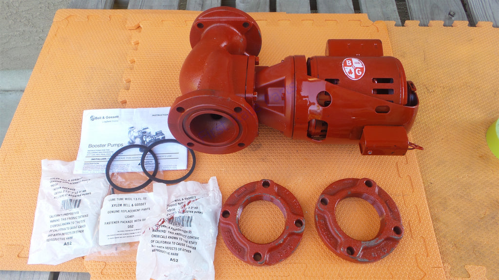 Bell & Gossett 102222 Booster Pump LD3 Circulator 1/4HP 115 Hydronic