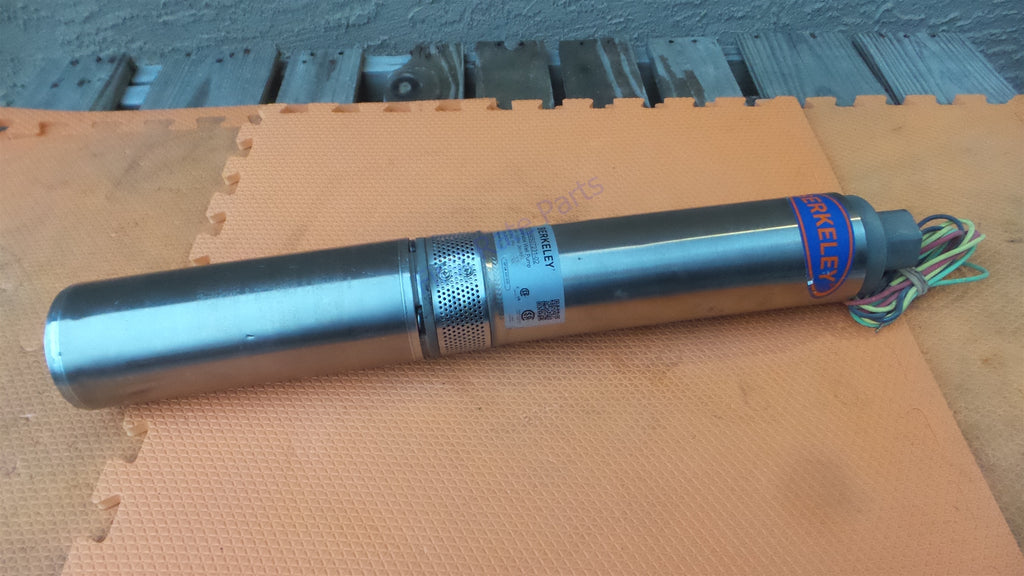 Berkeley B15P4MS07231-02 Submersible Well Pump 3/4HP 230V 1PH 15 GPM