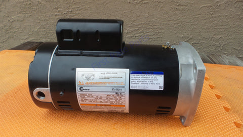 Century SQ1302V1 Pool Pump Motor AO Smith Filter SQ1302 Square Flange