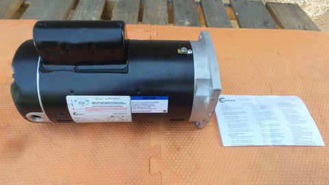 Century SQ1302V1 Pool Pump Motor AO Smith Filter SQ1302 56Y Sq Flange