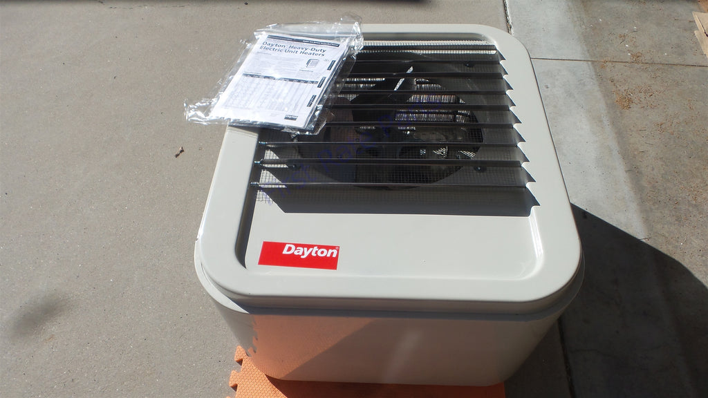 Dayton 804T14 Electric Heater Wall Ceiling 240V 3PH 50kW 37.5kW Shop