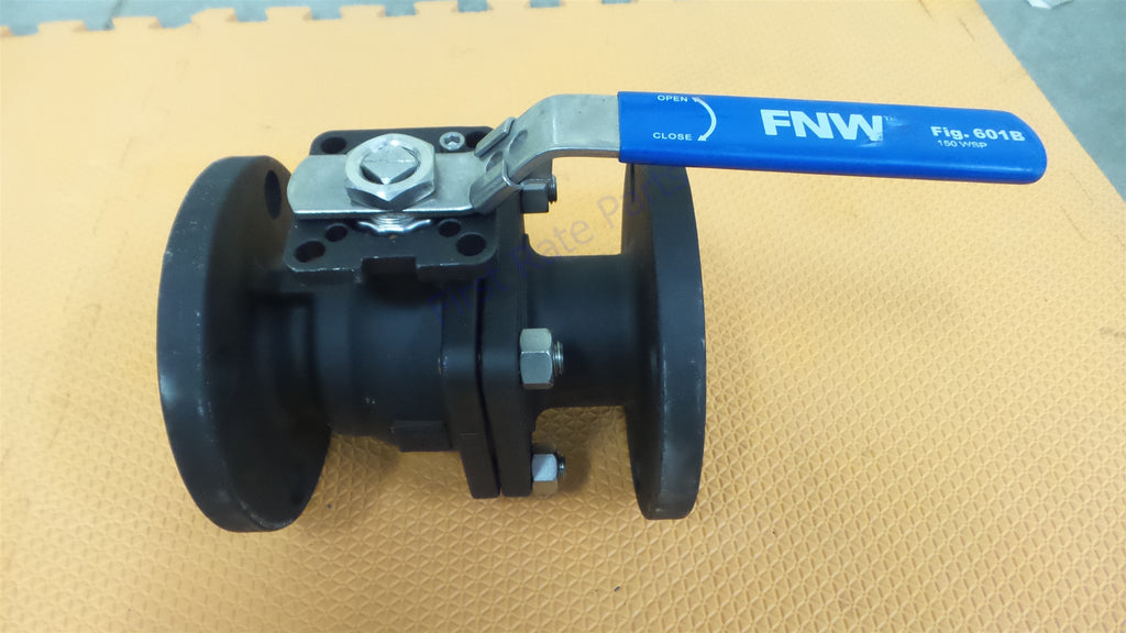 FNW FNW601BK Ball Valve Figure 601B 2in 2" Full Port Flanged 2 Carbon Steel