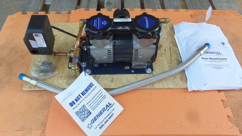 General Air Products OLRV25033AC Air Compressor OLRV250-A Fire Sprinkler