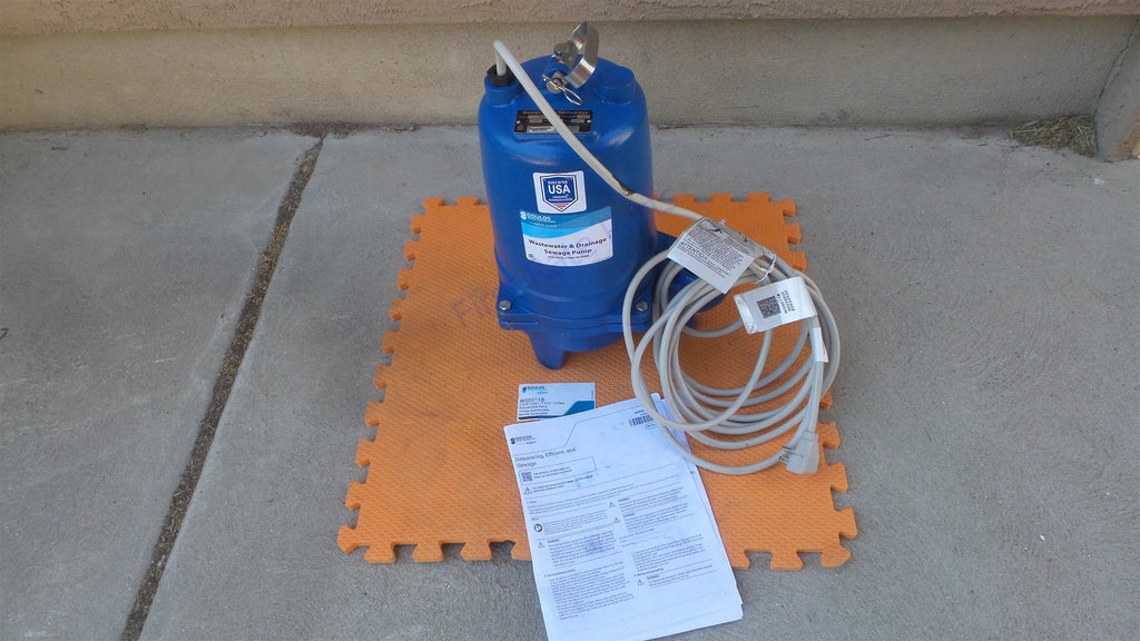 Goulds WS0511B Submersible Sewage Pump Effluent 1/2HP 115V 3886 WS_B
