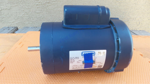 Leeson 110058.00 Motor C6C17FC7 1HP 115V 230V 1725 RPM 1PH TEFC 56C
