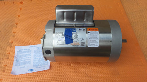 Leeson 117383.00 Boat Hoist Motor C6T17NC326A Stainless Steel Washdown