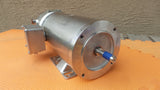Leeson 119785.00 Washdown Brake Motor CZ6717VK61B Stainless Steel 1HP