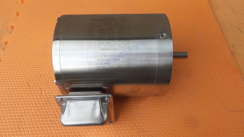 Leeson 191419.00 Washdown Motor C6T11NC42 Stainless Steel 1/2HP 230V