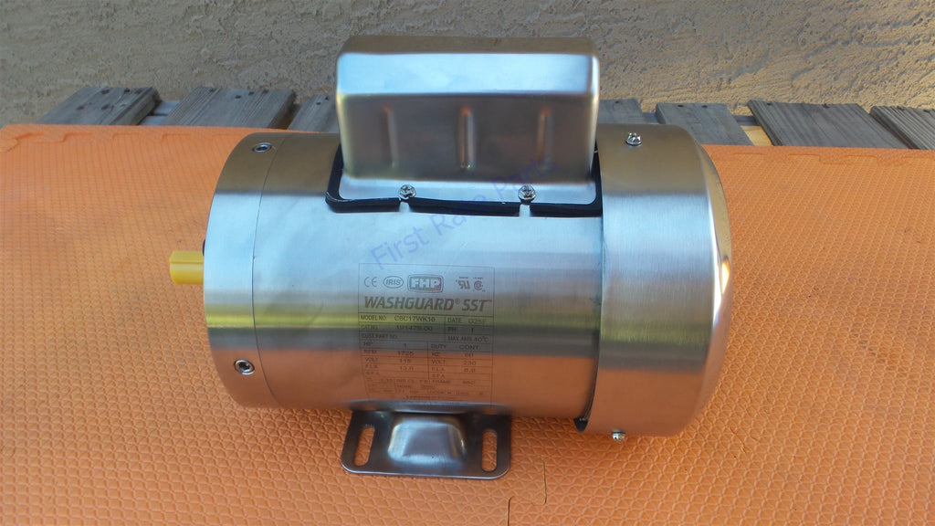 Leeson 191479.00 Washdown Motor 1HP Stainless Steel C6C17WK16A 115V
