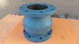 Nibco NHDY0XK Silent Check Valve F-910-B-LF 6 6in 6 Flanged Globe Cast