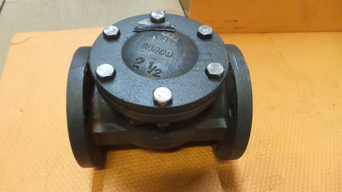 Nibco NHE300E Swing Check Valve F-918-B 2-1/2" Flanged F918B Steam 2.5