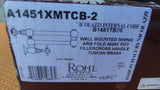 Rohl A1451XMTCB-2 Pot Filler Wall Mounted Swing Arm Tuscan Brass Cross