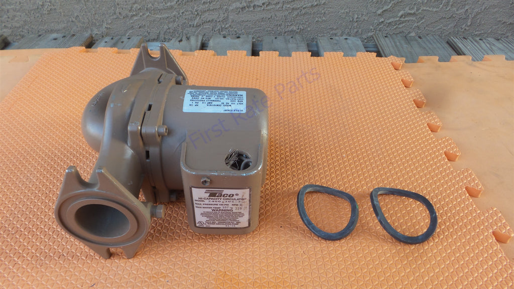 Taco 2400-30S-3P Circulator Pump Circulating 1/6HP Stainless Steel 2400-30