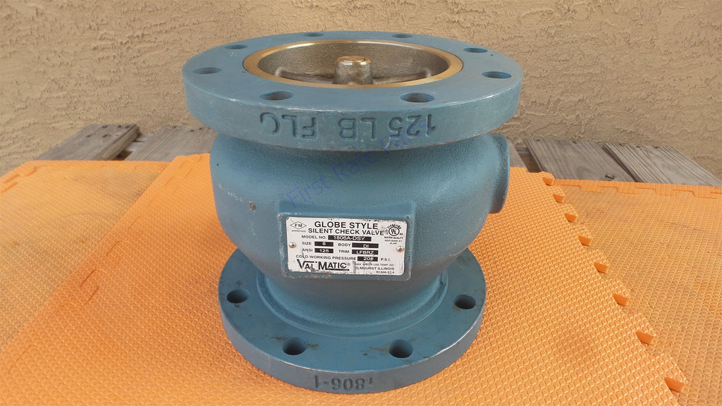 Val-Matic 1806A-DSY Silent Check Valve Globe Style 6" 6in 1806A 5LYJ0