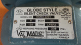 Val-Matic 1806A-DSY Silent Check Valve Globe Style 6" 6in 1806A 5LYJ0
