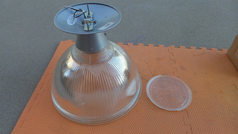 Vintage Holophane Industrial Light Halophane Rejuvenation Antique Kitc