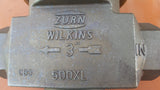 Zurn Wilkins 3-500XL Water Pressure Reducing Valve 3" 500XL 3in 45K833
