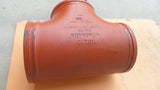 Victaulic F100020P00 Tee 10in Grooved No. 20 Style Firelock Ductile 10